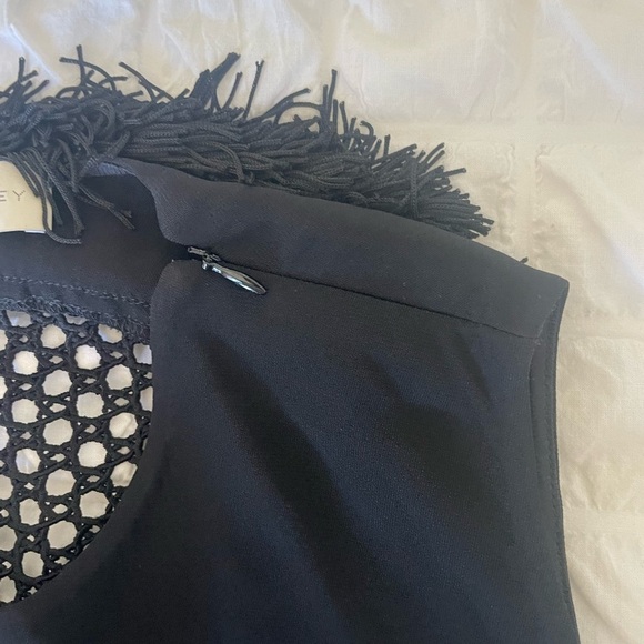 Stella McCartney Black Fringe Midi Dress - Picture 5 of 14